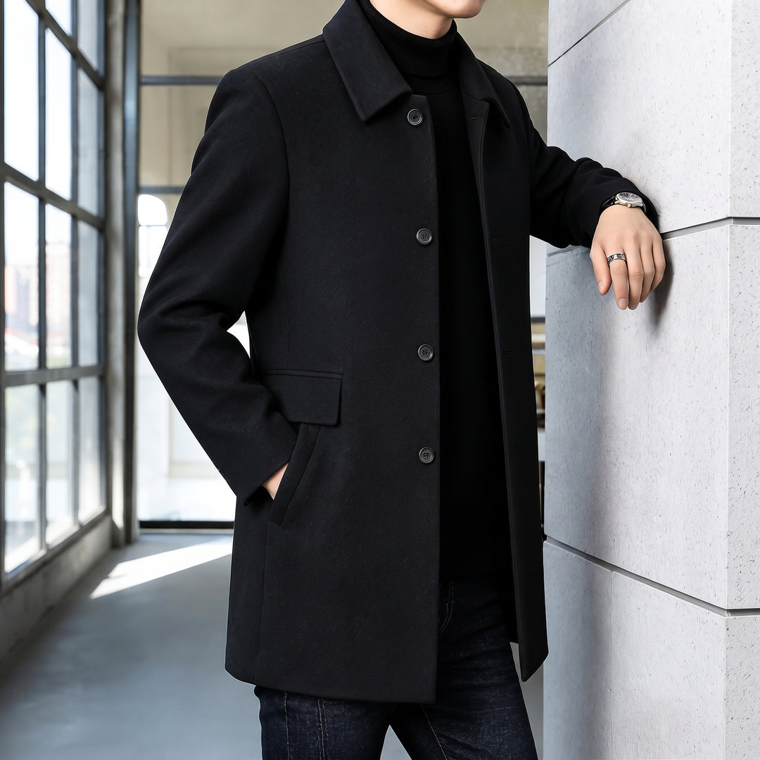 Gerard | Refined Single-Breasted Overcoat