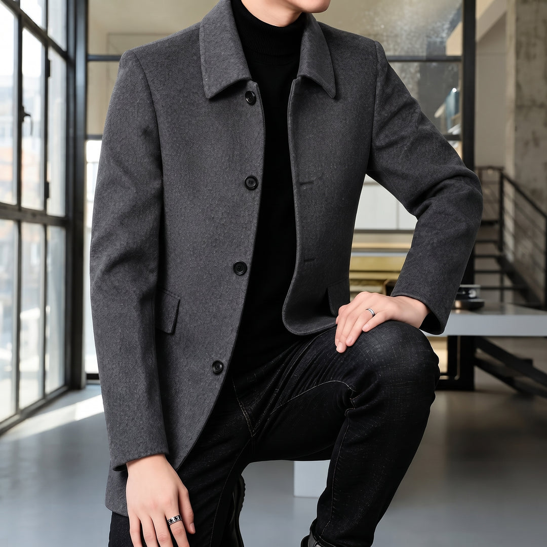 Gerard | Refined Single-Breasted Overcoat