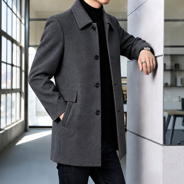 Gerard | Refined Single-Breasted Overcoat