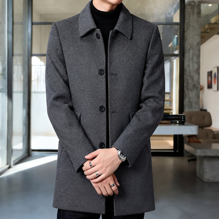 Gerard | Refined Single-Breasted Overcoat