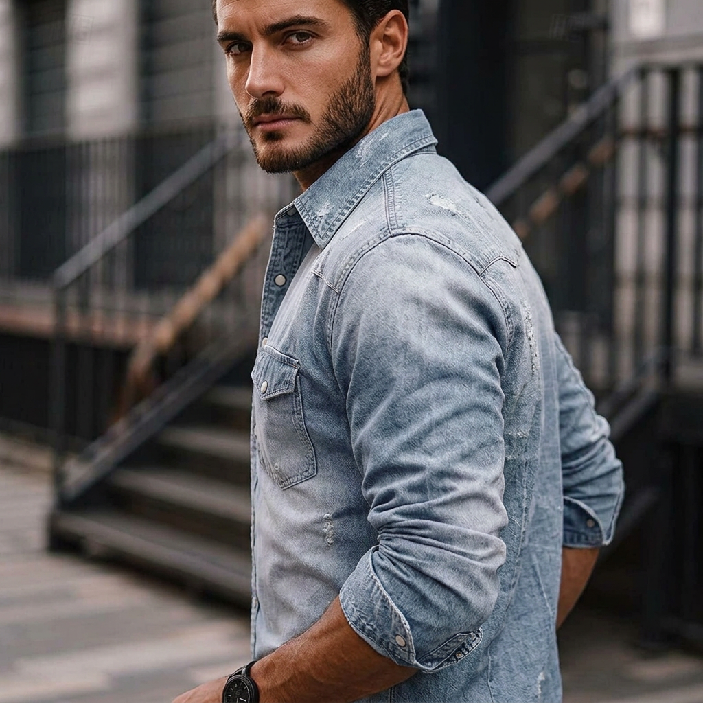 Grady | Rugged Button-Up Shirt