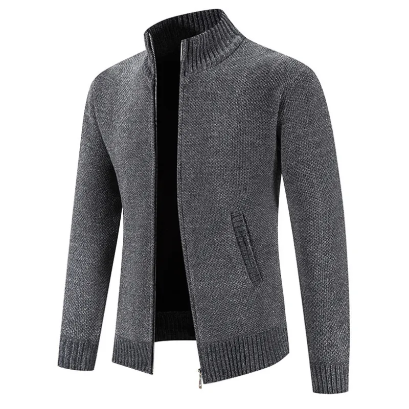 Gregory | Stand-Collar Zip Cardigan