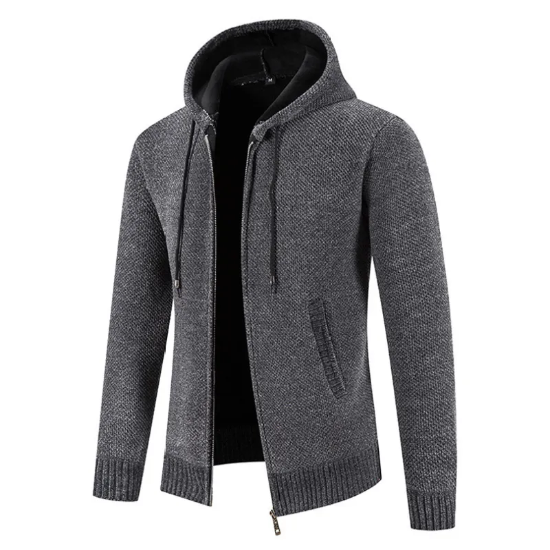 Gregory | Stand-Collar Zip Cardigan