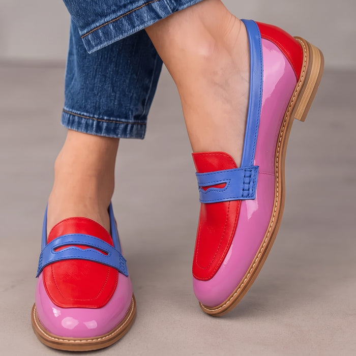 Hailey | Elegant Two Tone Premium Loafers
