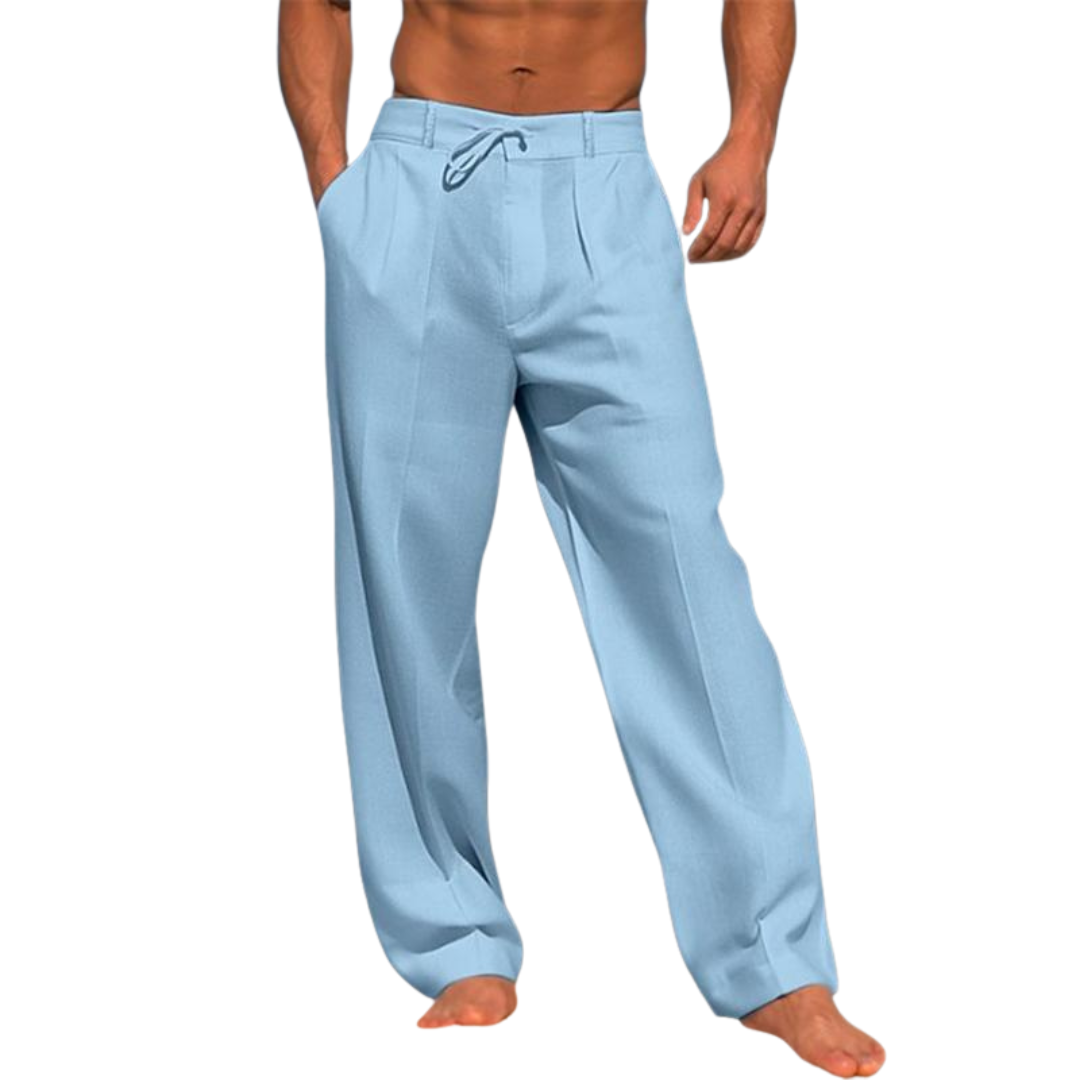 Tristan | Classic Plain Wide Pants