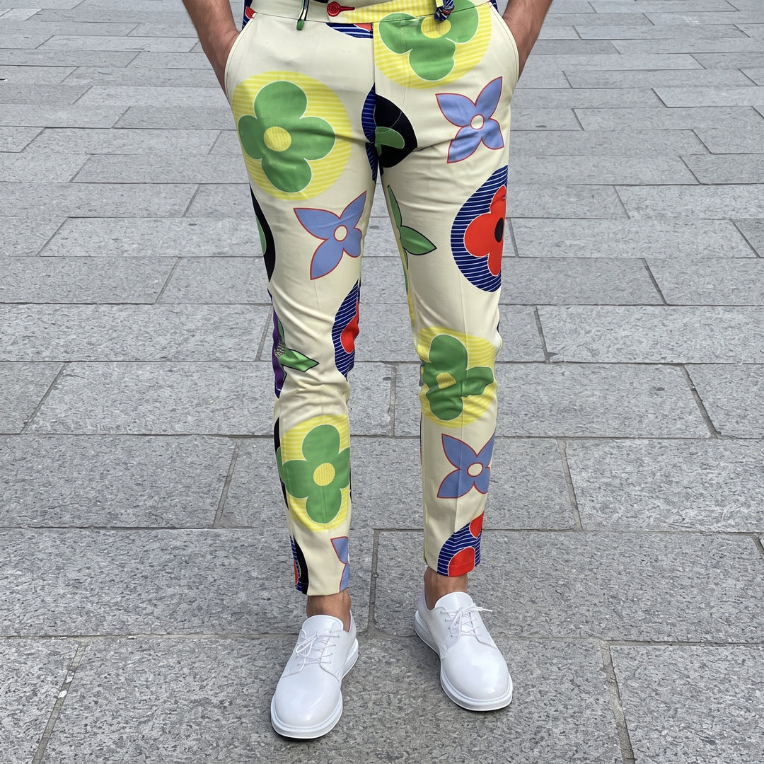 Nolan | Tailored Houndstooth Pants