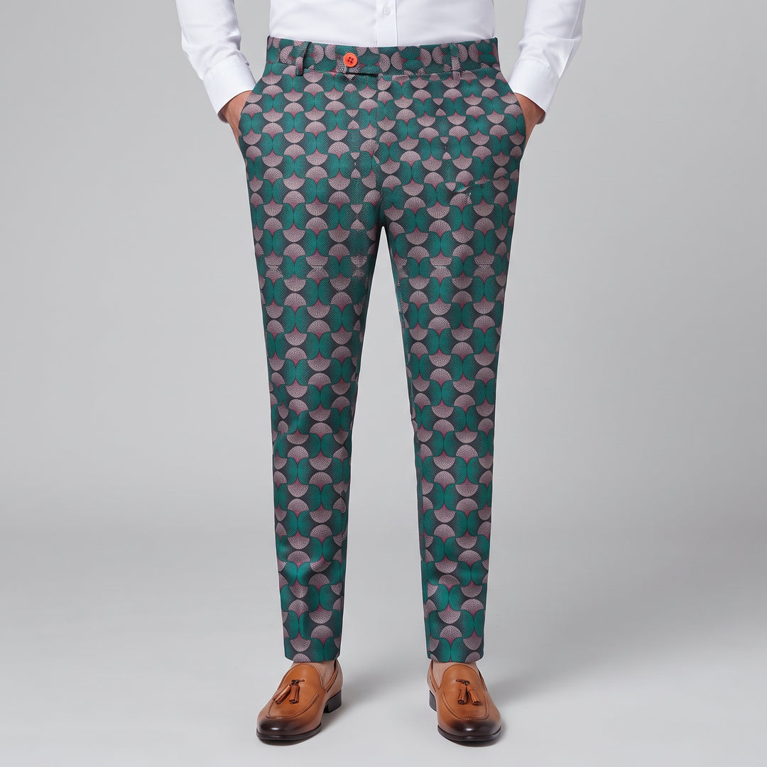 Nolan | Tailored Houndstooth Pants