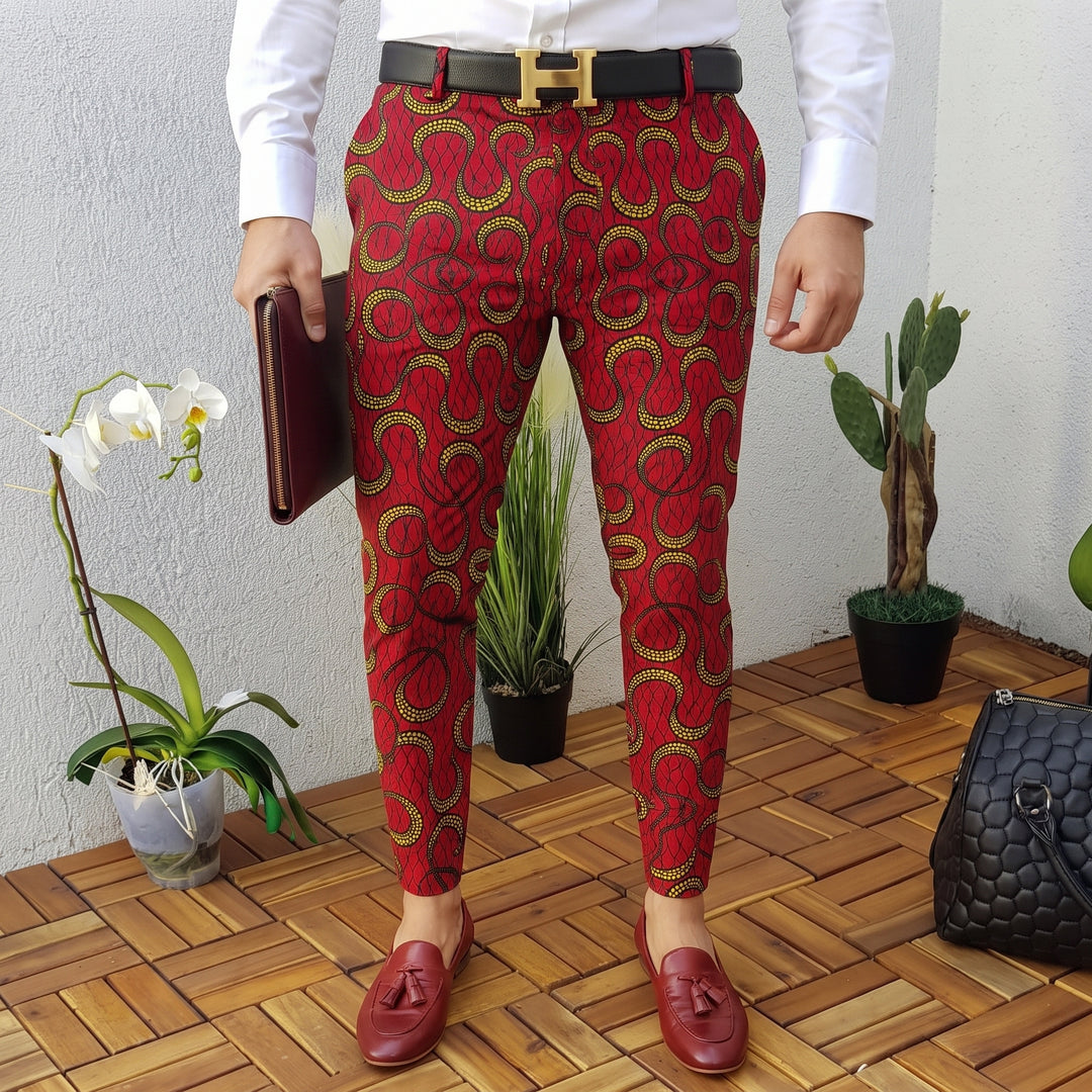 Nolan | Tailored Houndstooth Pants