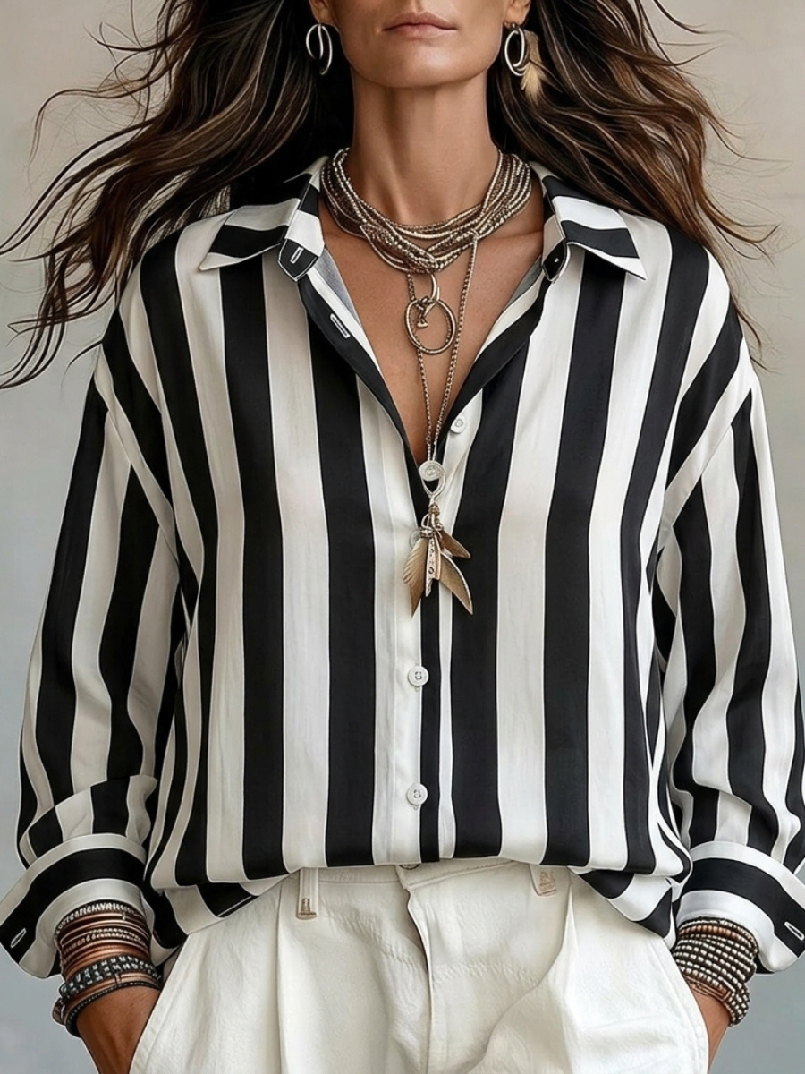Noreen | Relaxed Striped Shirt