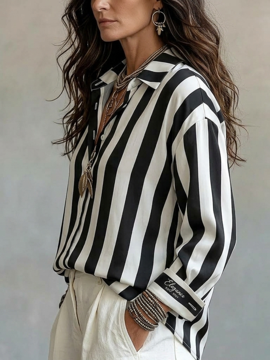 Noreen | Relaxed Striped Shirt