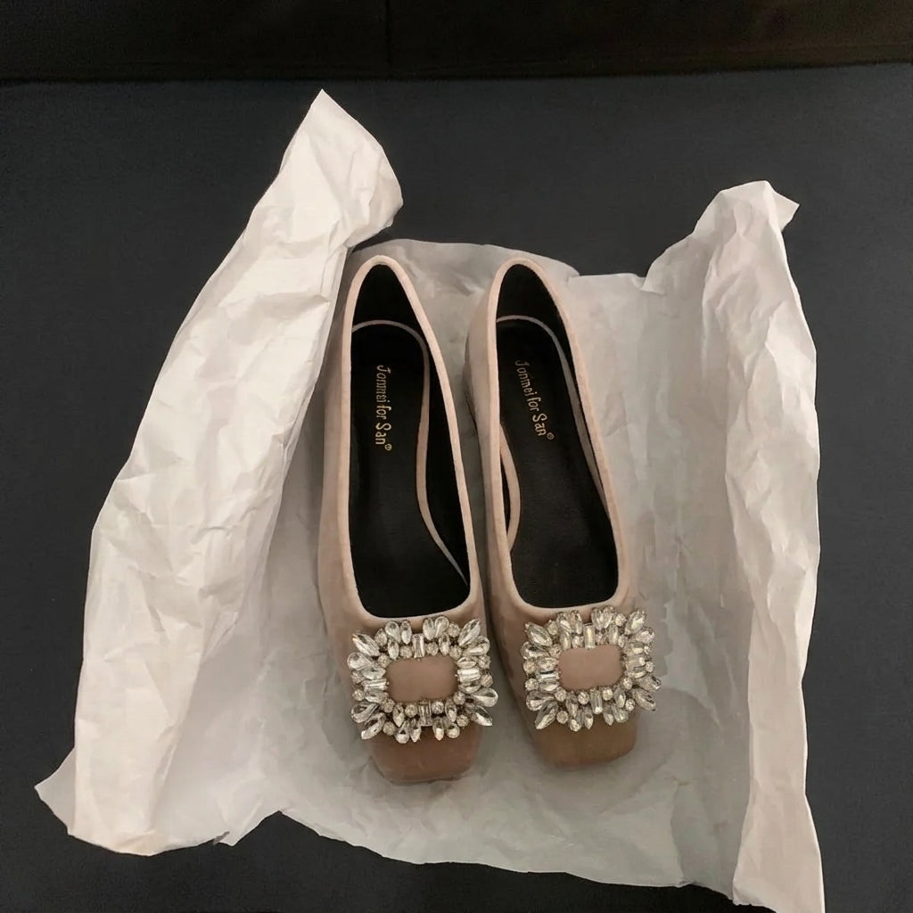 Juliana | Orthopedic Sparkling Buckle Heels