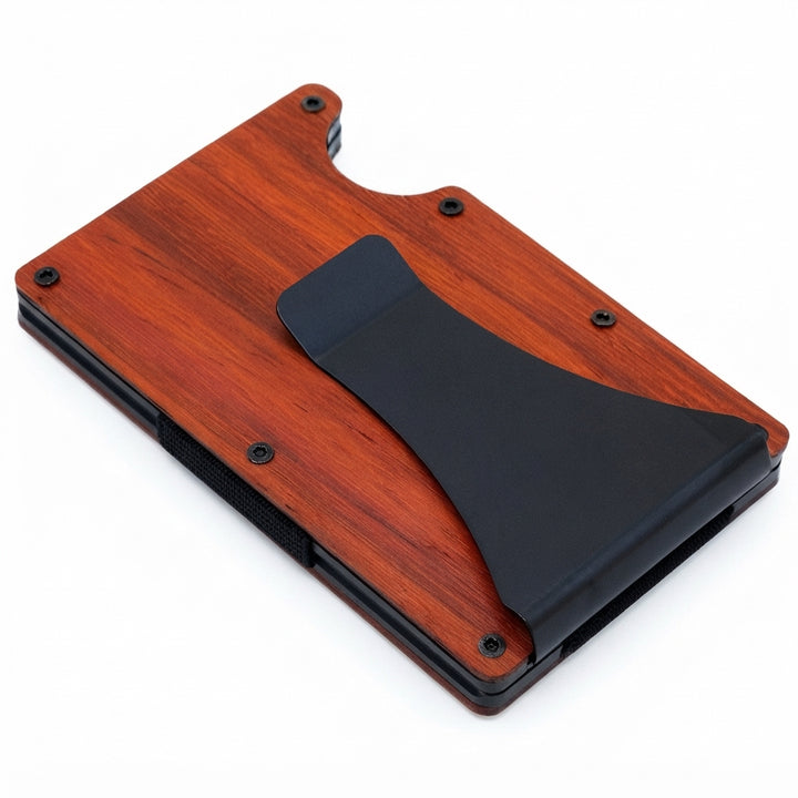 RFID-Blocking Carbon Fiber Wallet with Money Clip