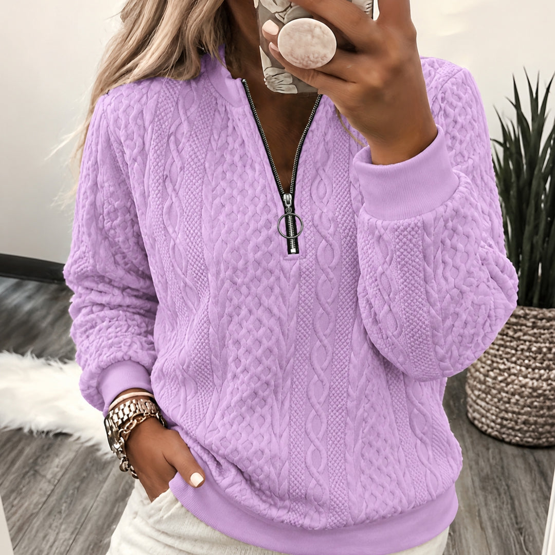 Renee | Cozy Half-Zip Pullover