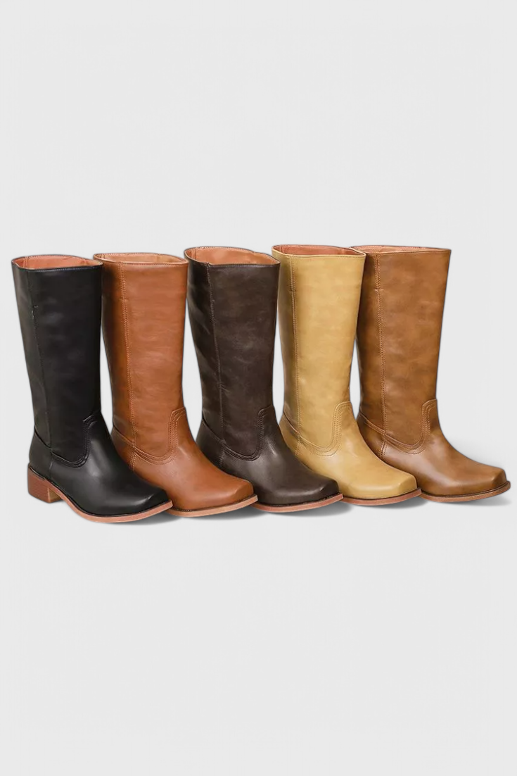 Paisley | Classic Knee-High Heeled Boots