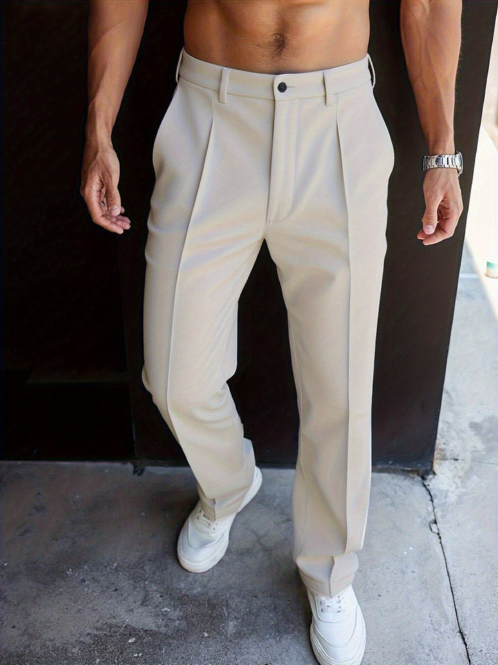 Vaughn | Tailored Straight-Leg Pants