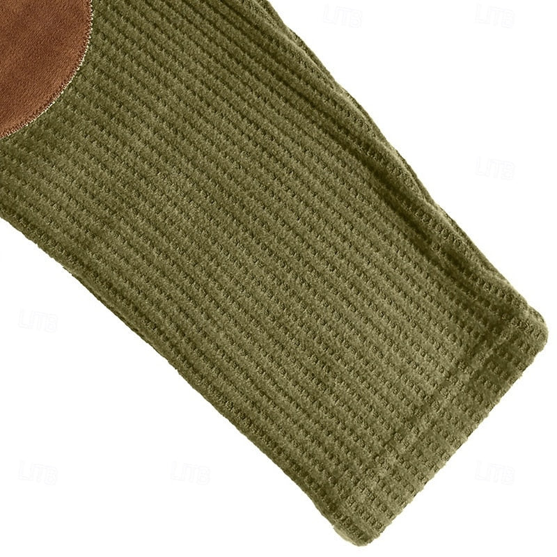 Bennett | Textured color Block Polo Shirt