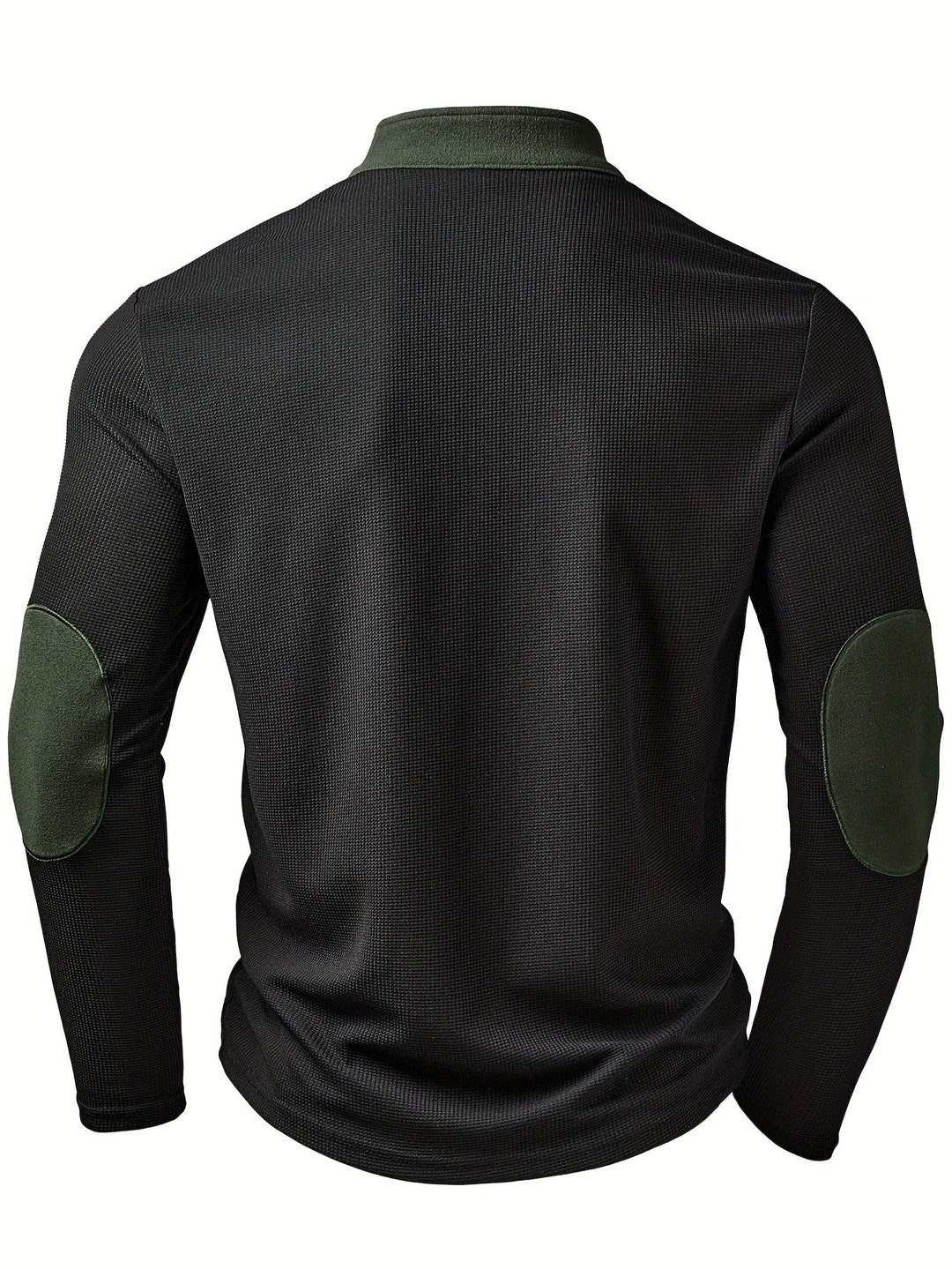 Rory | Textured color-Block Quarter-Zip Pullover