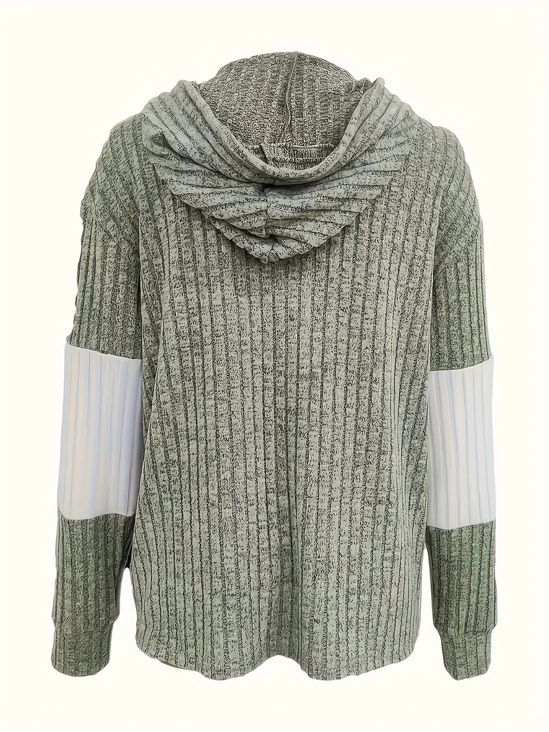 Cecilia | Textured color-Block Hooded Jacket