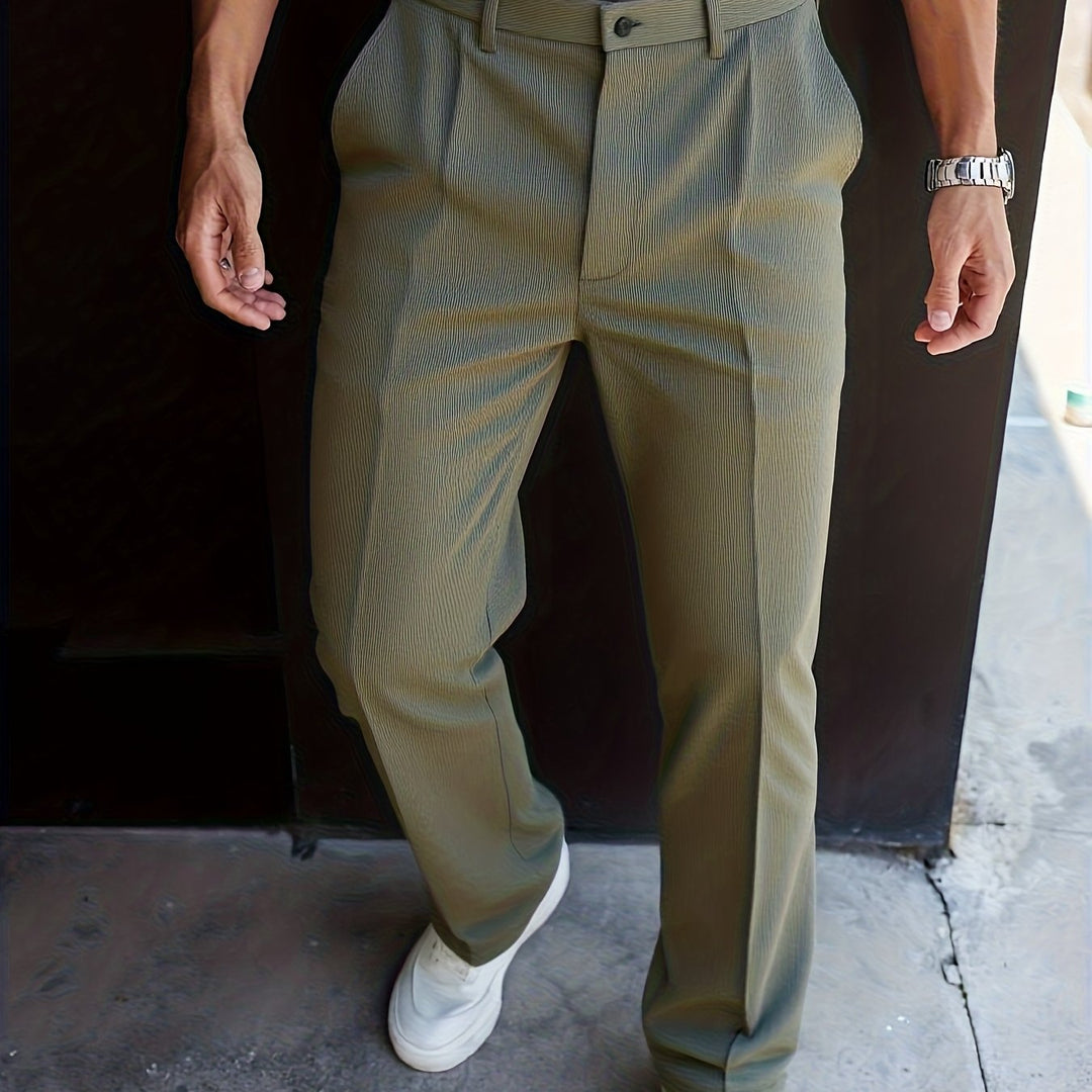 Vaughn | Tailored Straight-Leg Pants