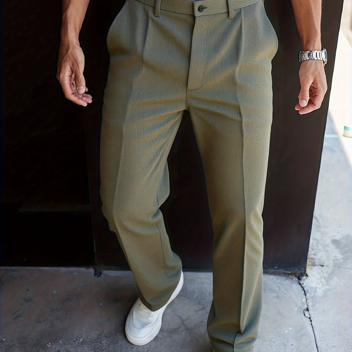 Vaughn | Tailored Straight-Leg Pants