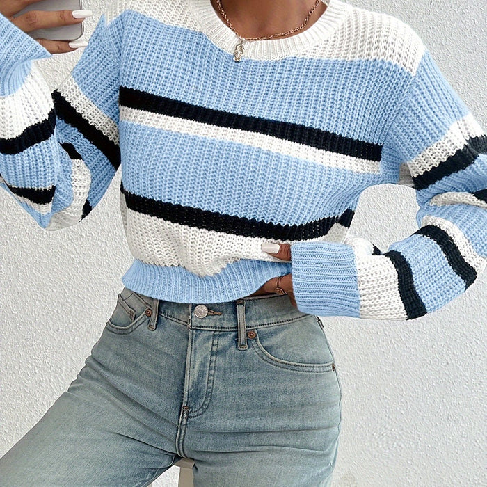 Wren | colorblock Striped Sweater