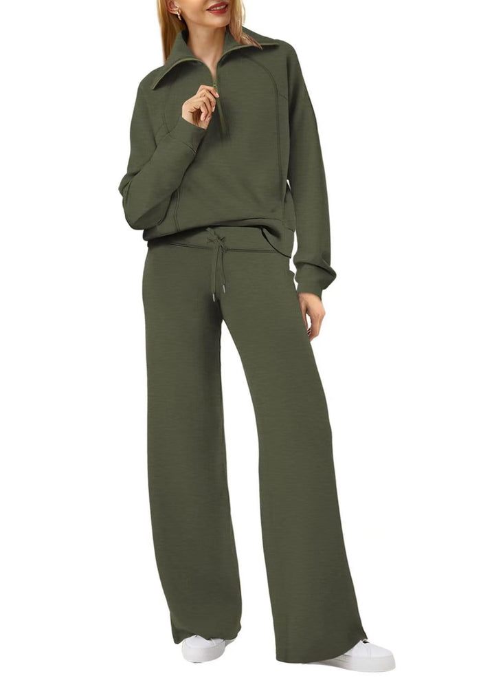 Stephanie | Women's Casual Sporty Top and Pants Set for Fall