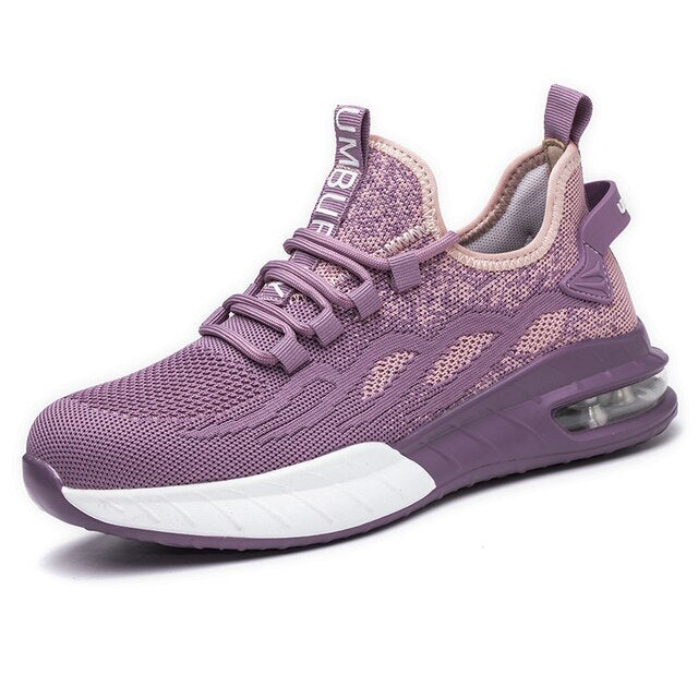 Women's Safety Sneakers with Steel Toe and Air Cushion