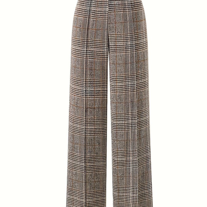 Matilda | Wide-Leg Plaid Pants