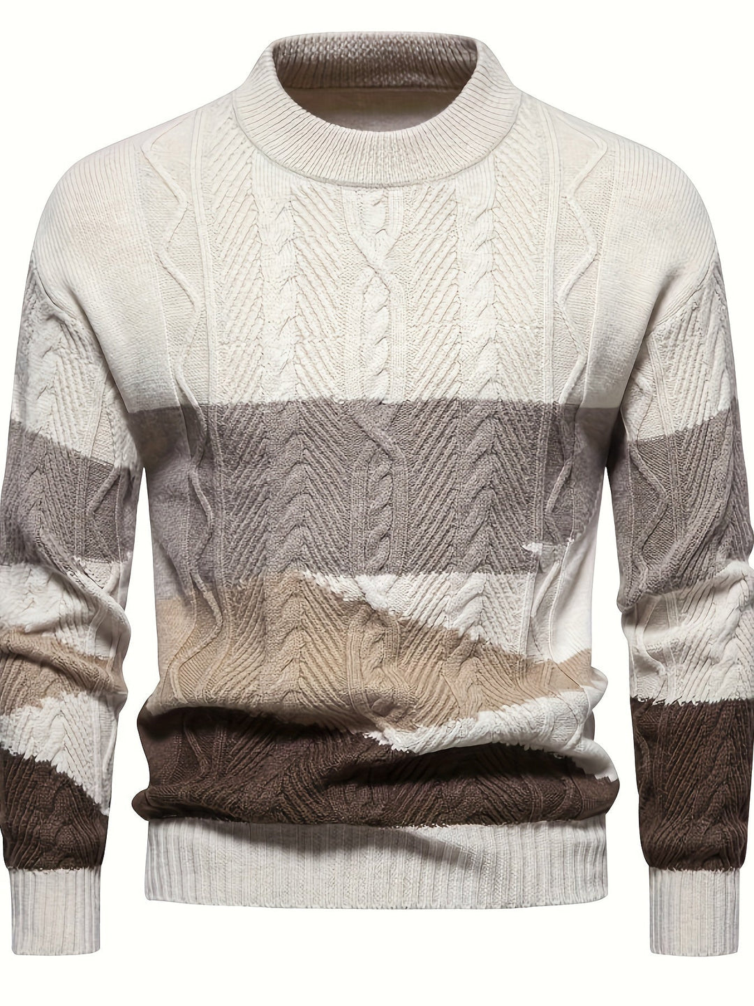 Simon | Textured color-Block Sweater