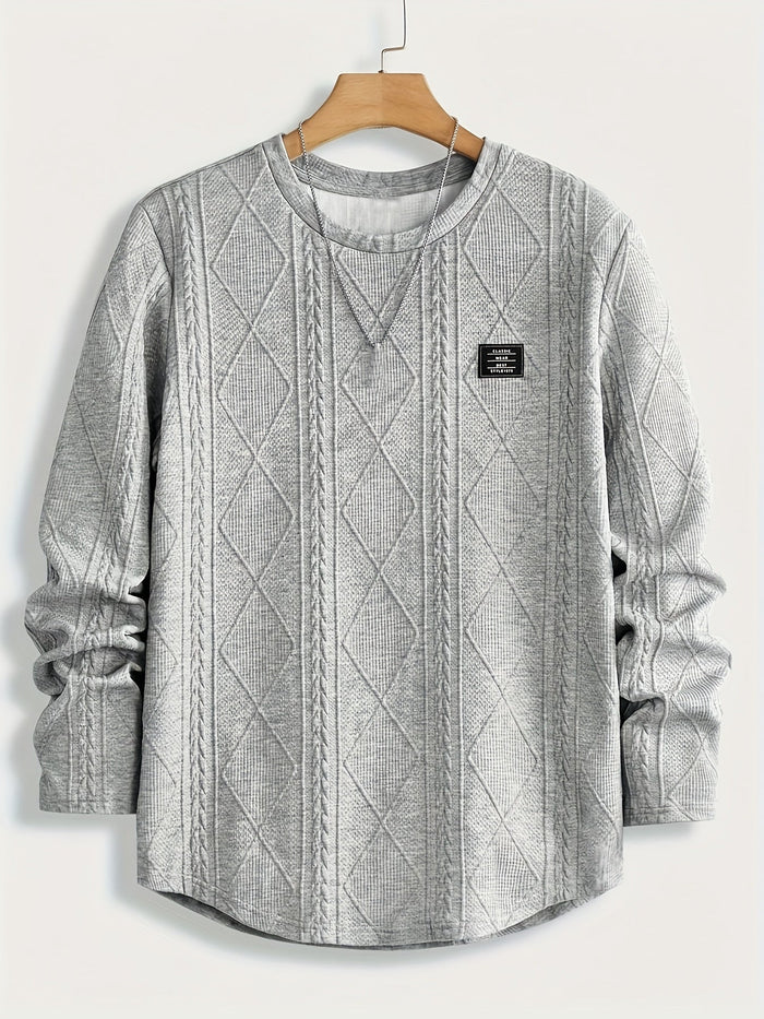 Edwin | Textured Crew Neck Top