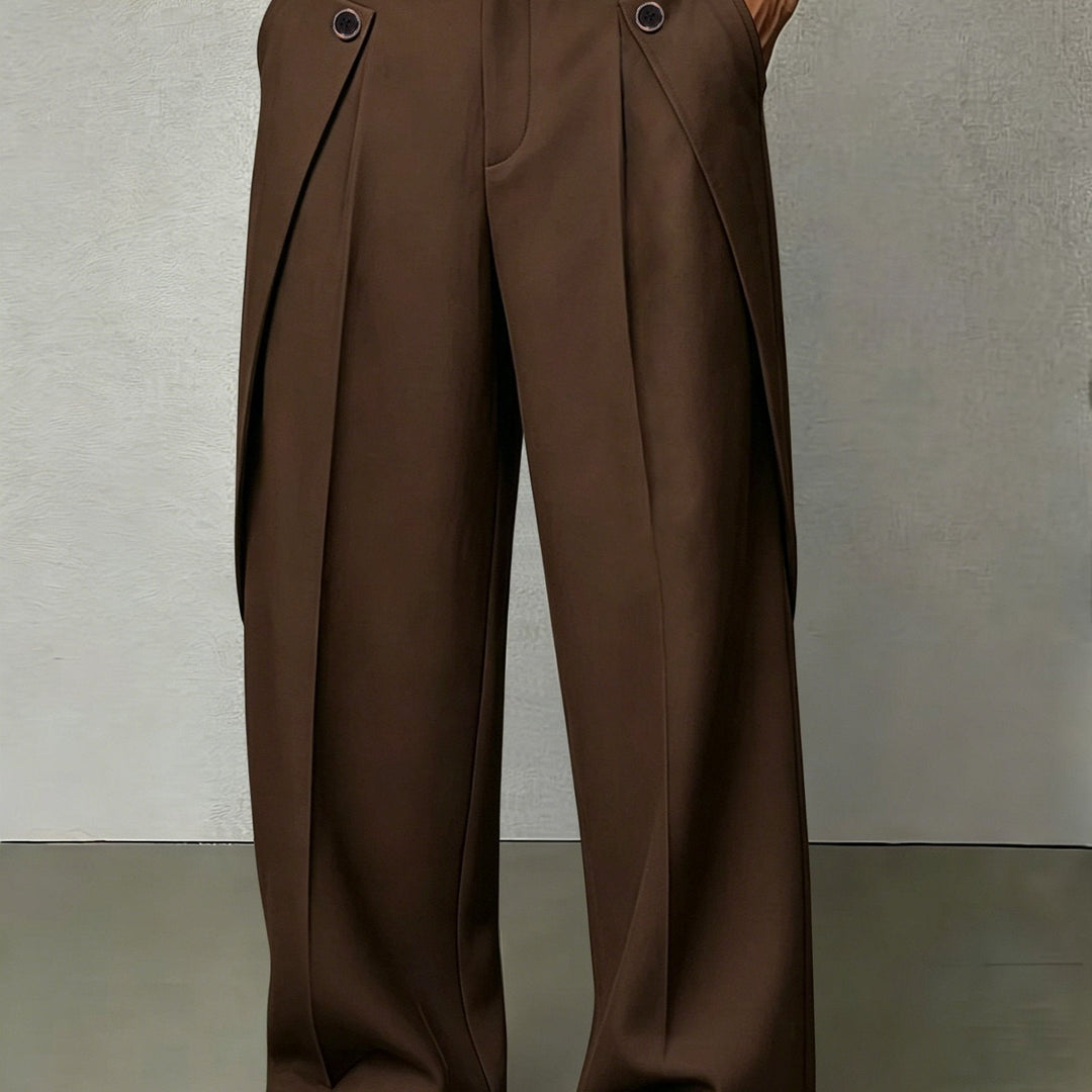 Hudson | Pleated Wide-Leg Pants