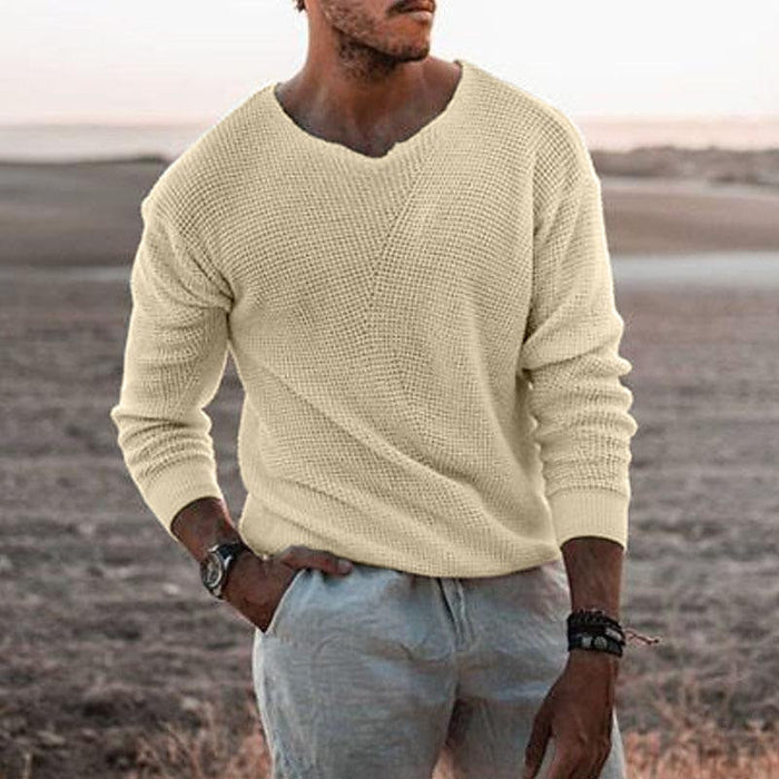 Sullivan | Textured V-Neck Sweater