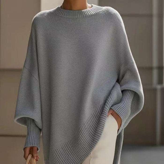 Isabella | Thick Knit Crew Neck Sweater with Loose Fit
