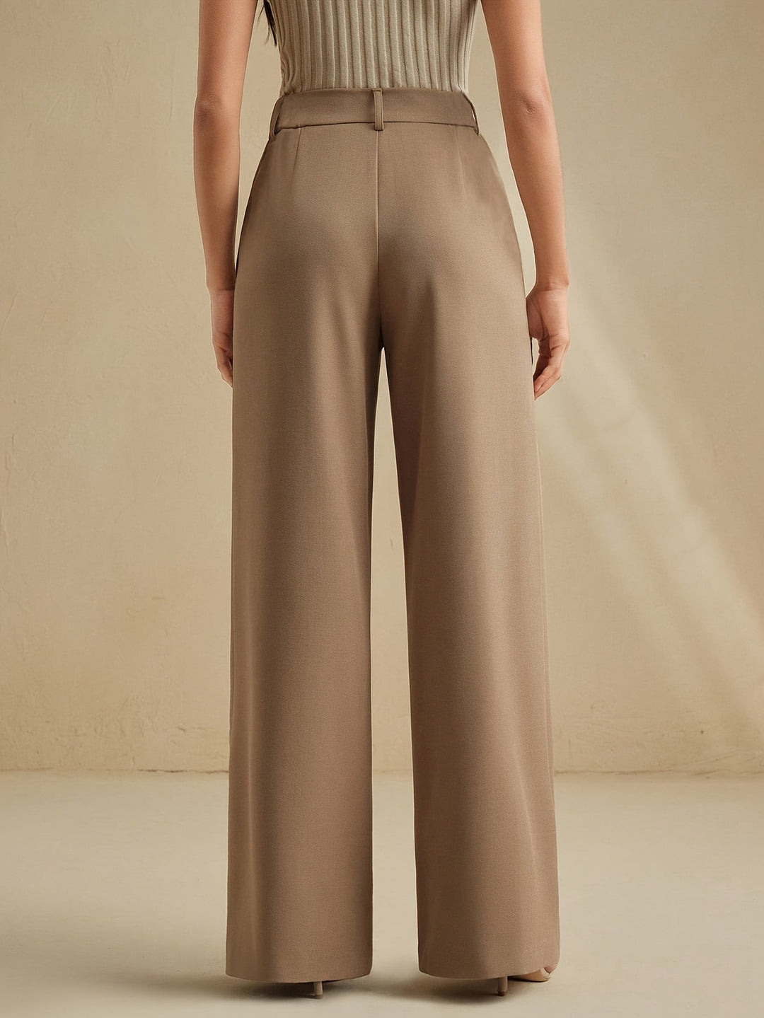 Marlowe | Pleated Wide-Leg Pants