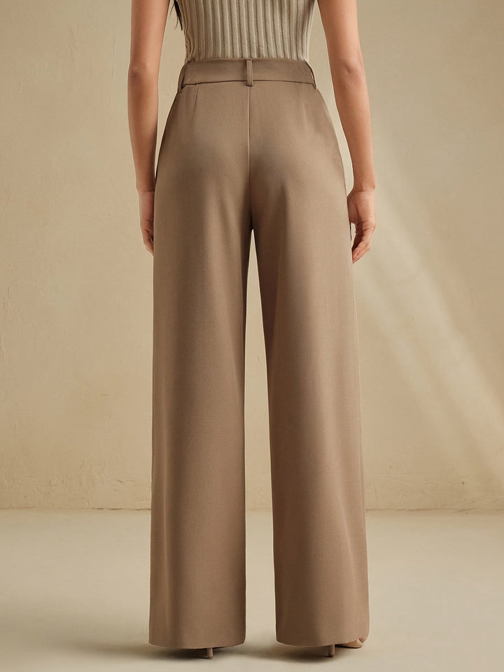 Marlowe | Pleated Wide-Leg Pants