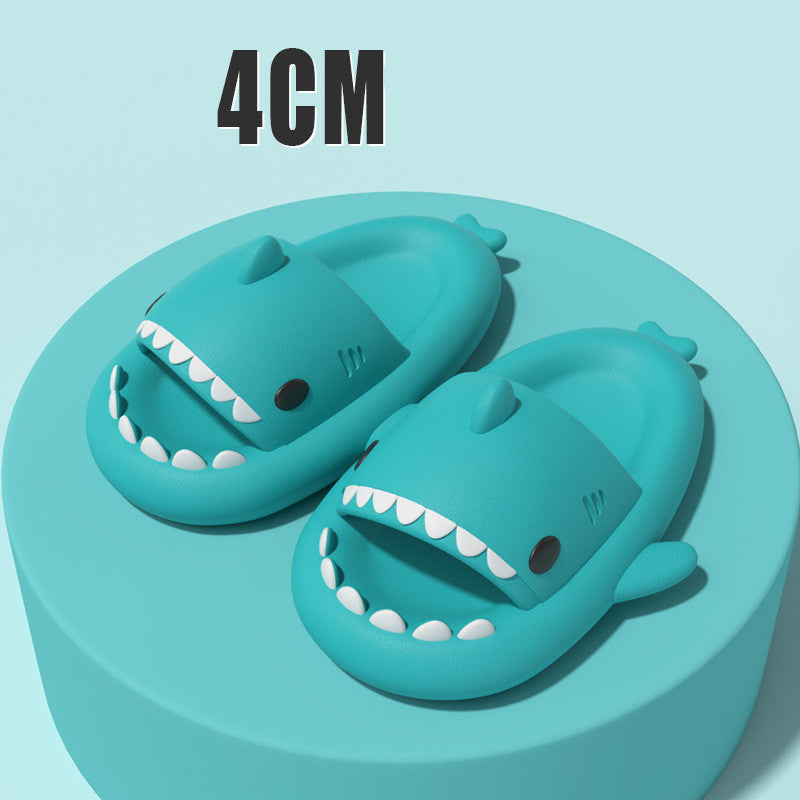 Cartoon Shark Slippers, Soft EVA with Thick Sole