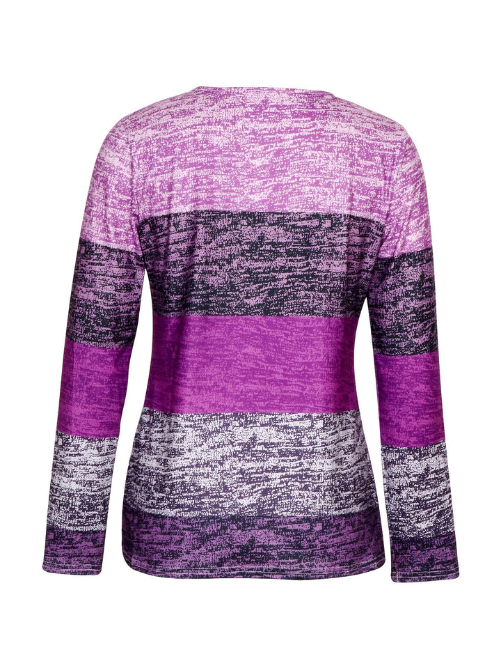 Ophelia | colorblock Quarter-Zip Top