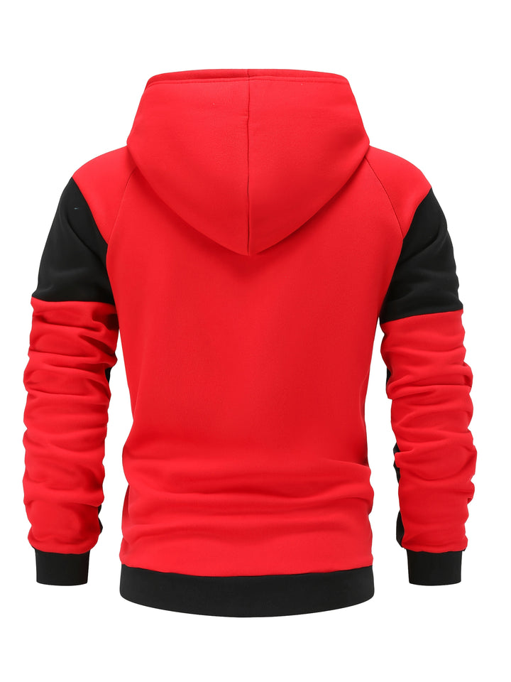 Bryce | color Block Zip-Up Hooded Jacket