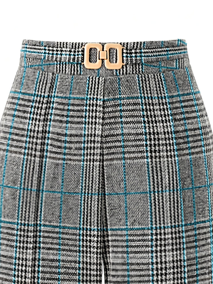 Matilda | Wide-Leg Plaid Pants