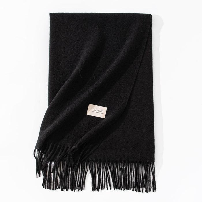 Emily | Women's Soft Faux Cashmere Scarf with Fringe, 70 x 200 cm
