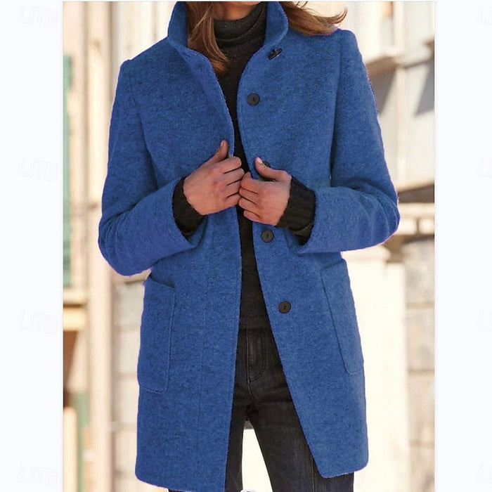 Felicity | Refined Stand-Collar Coat