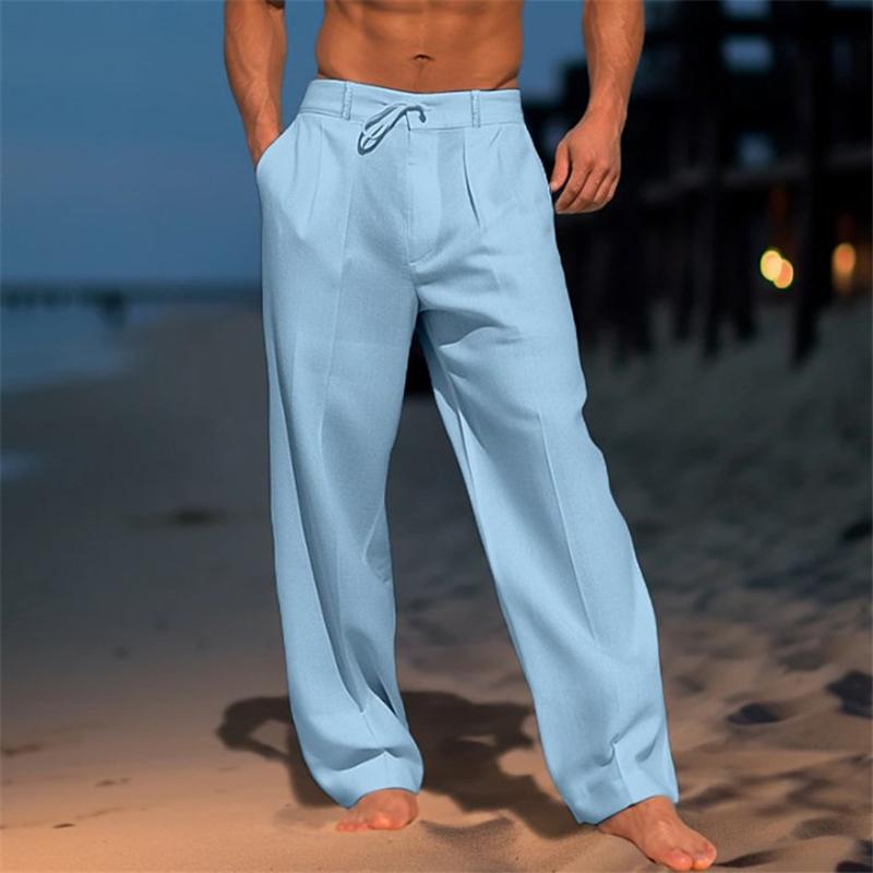 Tristan | Classic Plain Wide Pants