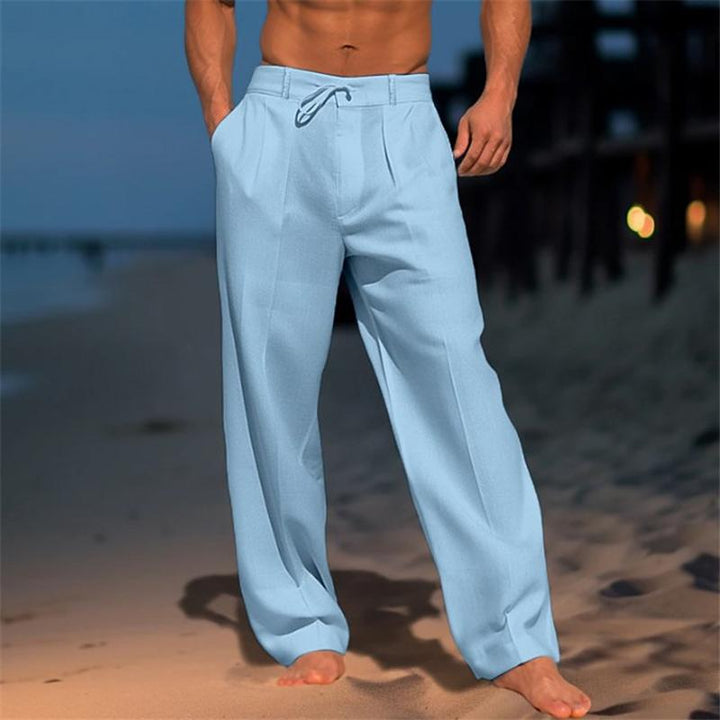 Tristan | Classic Plain Wide Pants