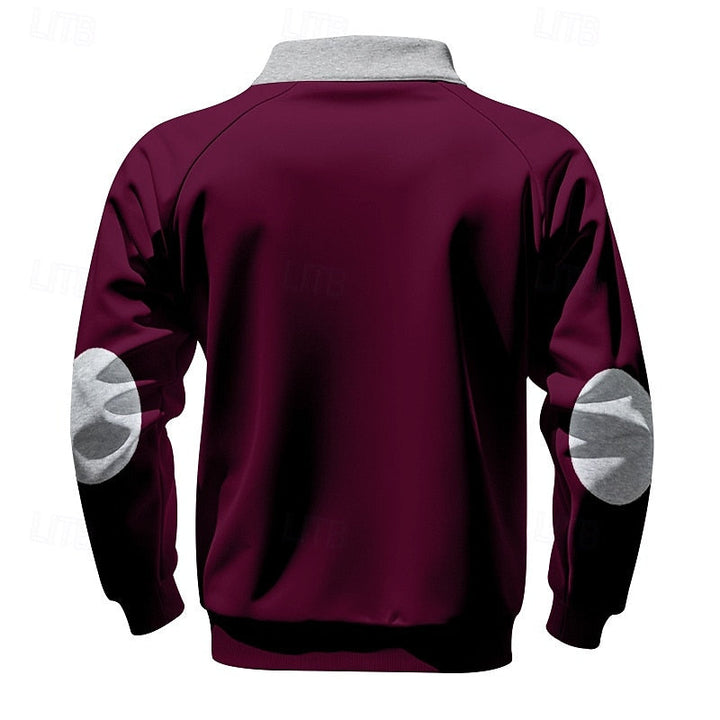 Keith | Quarter-Zip color Block Pullover