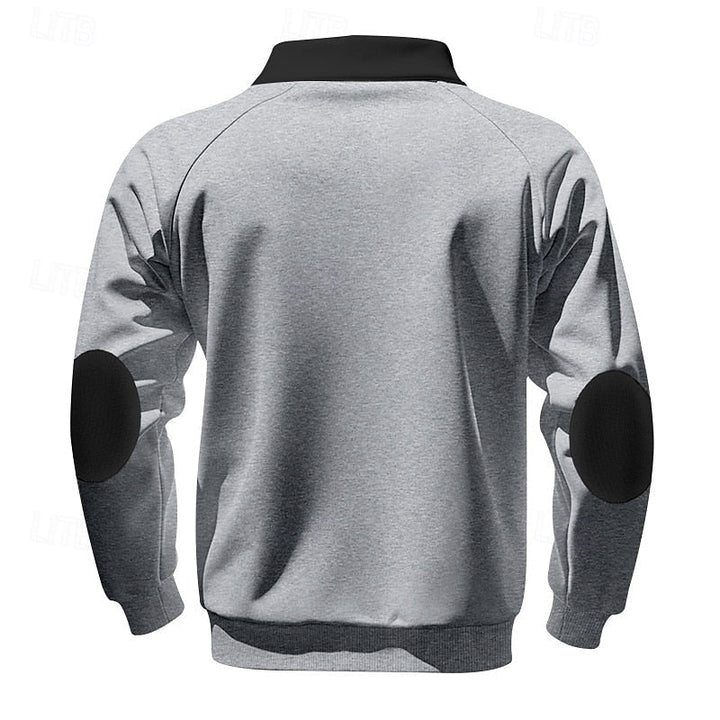 Keith | Quarter-Zip color Block Pullover
