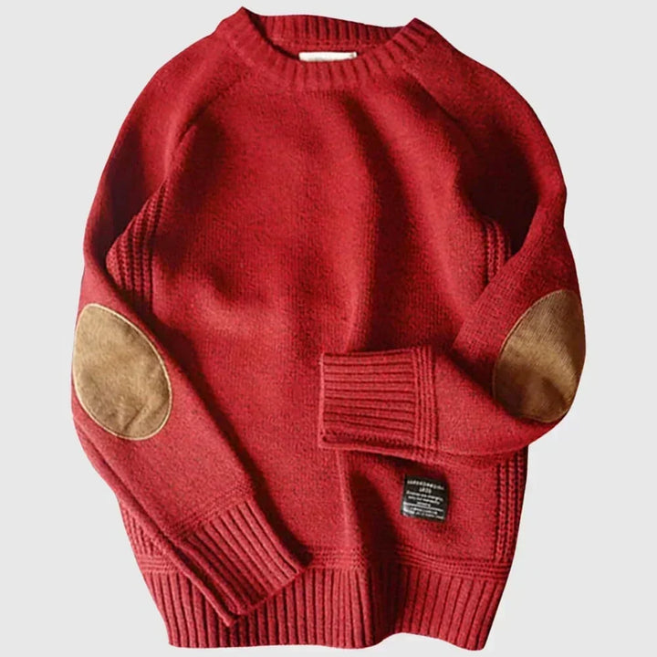 Edmund | Classic Elbow-Patch Sweater