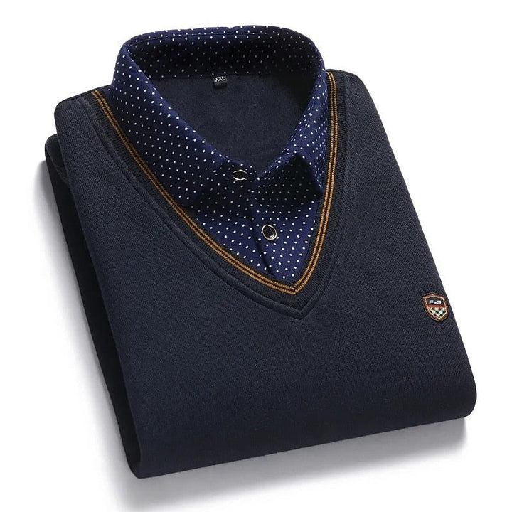 Wallace | Refined Mock-Collar Sweater