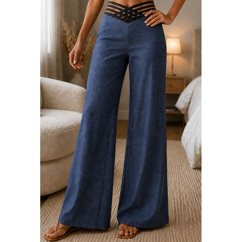 Priscilla | High-Waist Wide-Leg Pants