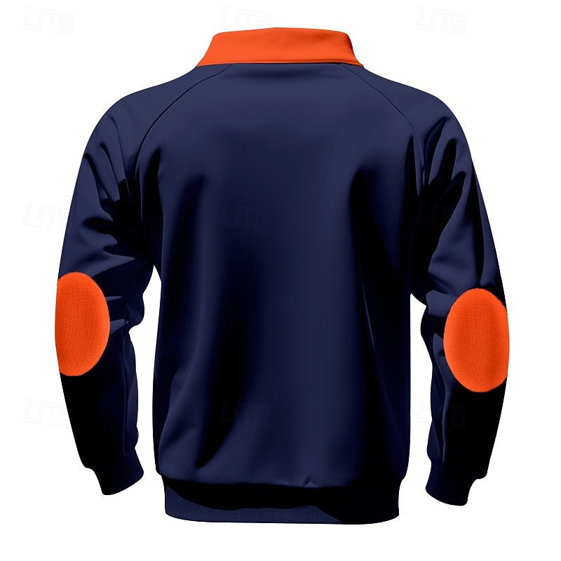 Keith | Quarter-Zip color Block Pullover