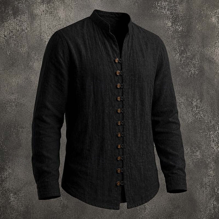 Gregory | Band Collar Casual Shirt